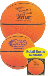rubber basketballs