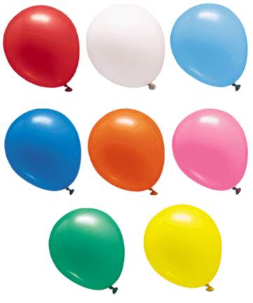 color balloons