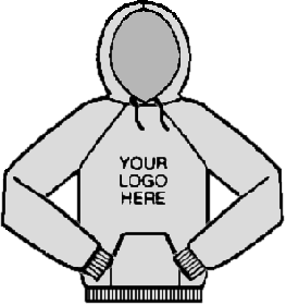 custom imprinted hooded pullover