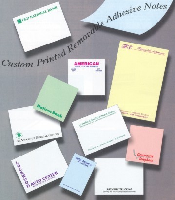 custom printed adhesive note pads