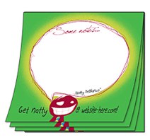 full color adhesive notepads
