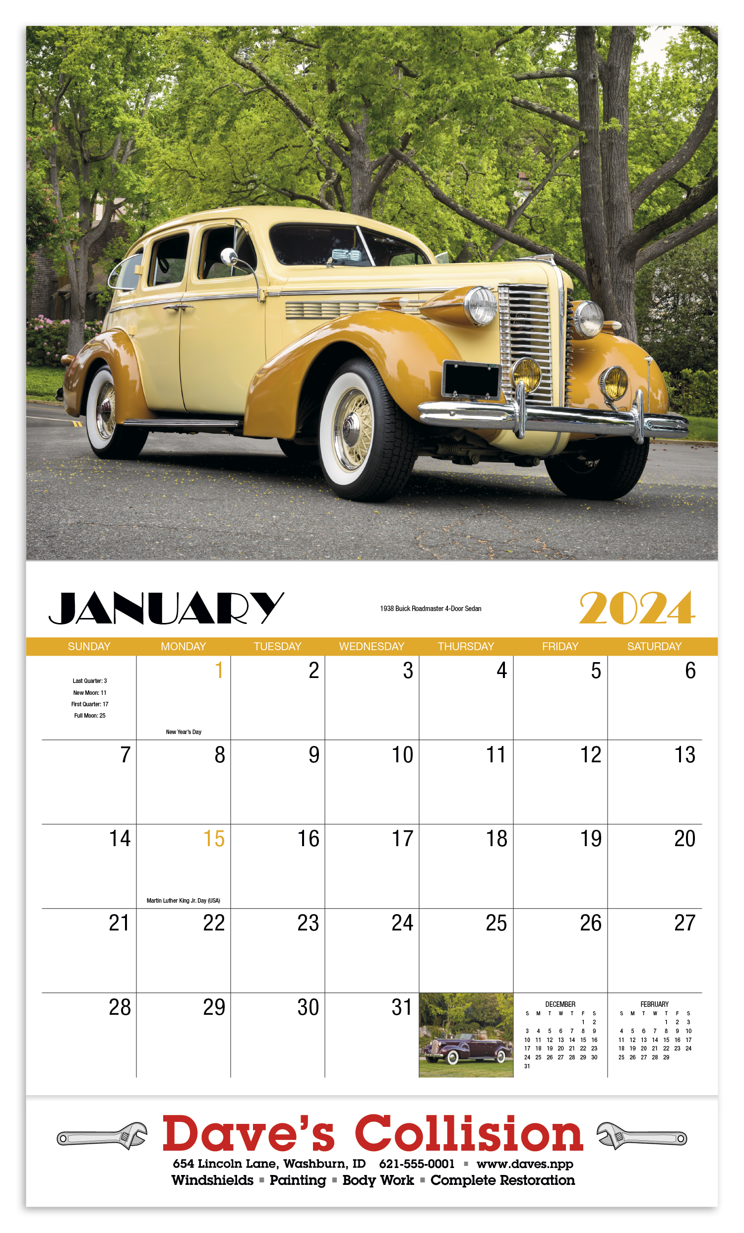 Automotive Classics calendars