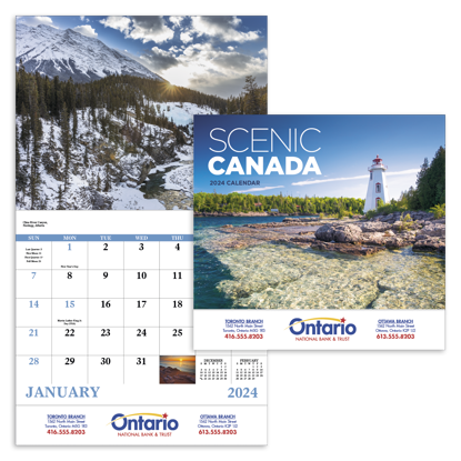 Scinec Canada, Canadian scenic calendars