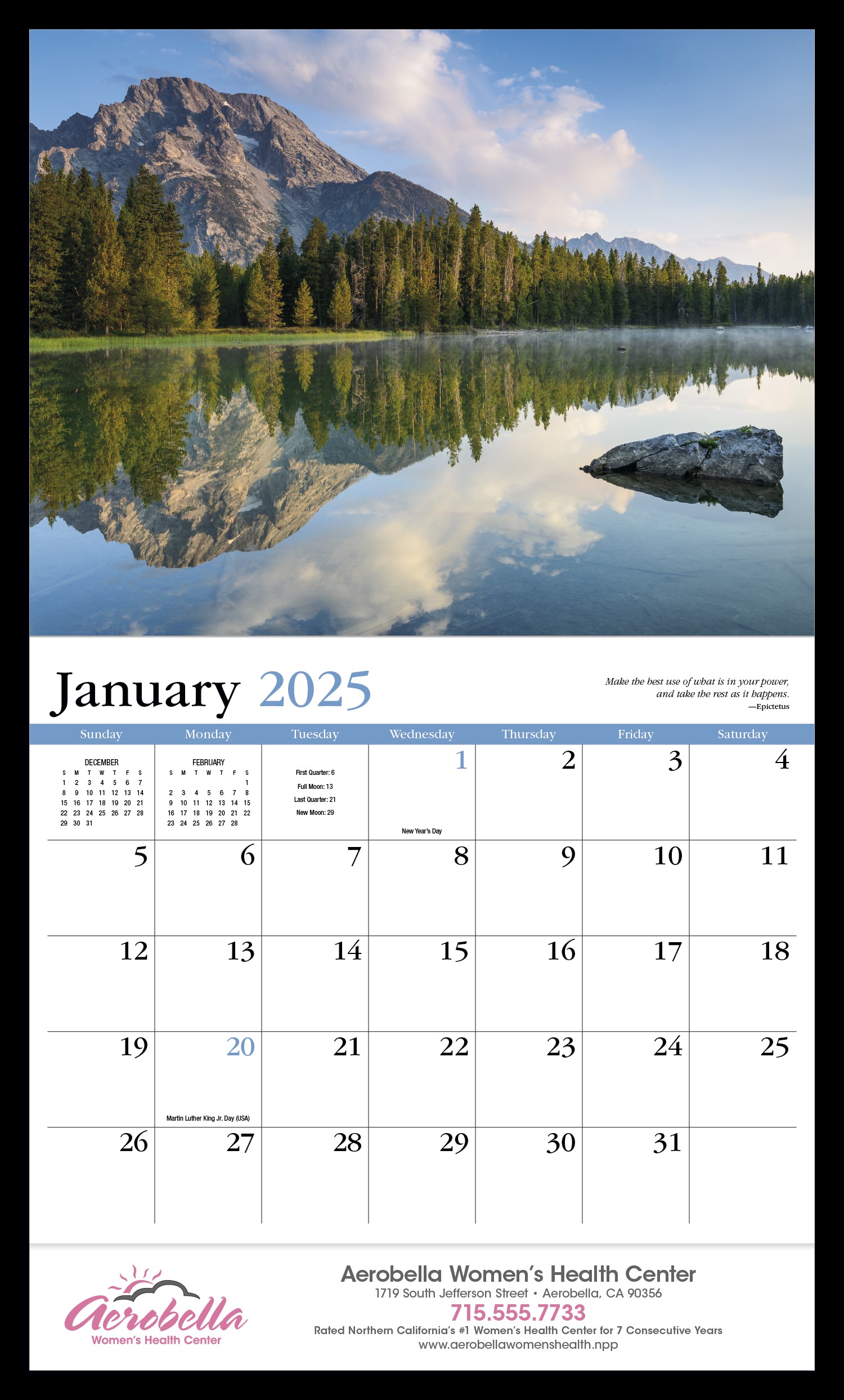 contemplations calendars