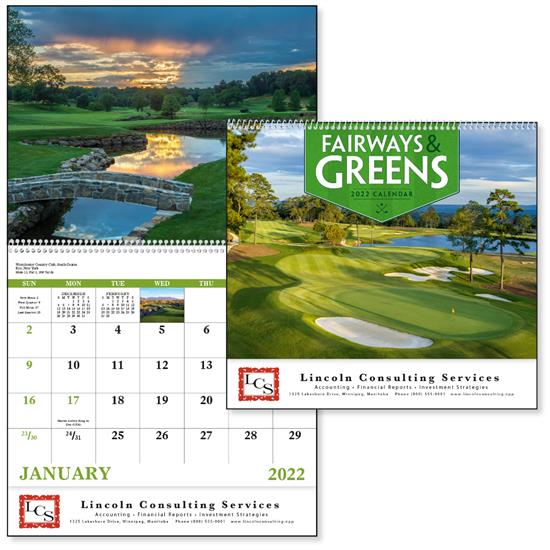 golf calendar