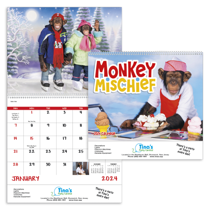 monkey mischief calendars