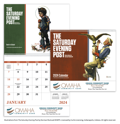 Norman Rockwell calendars 