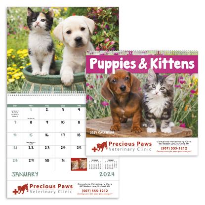 Puppies & Kittens calendars