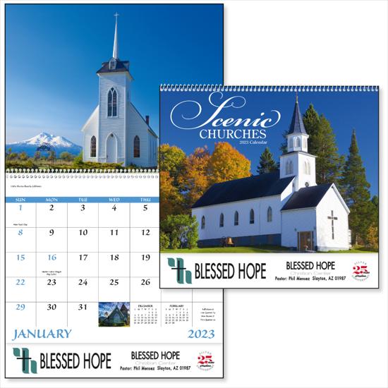 Scenic Churches calendars
