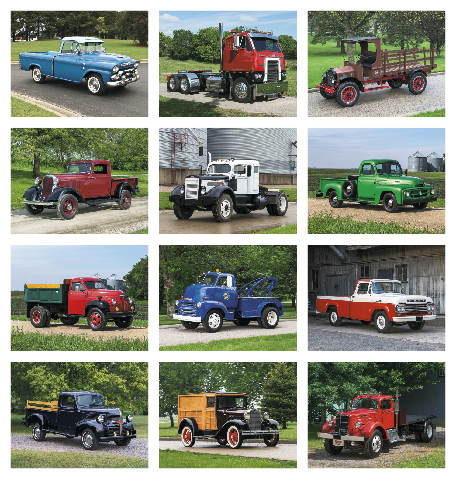 treasured trucks calendars