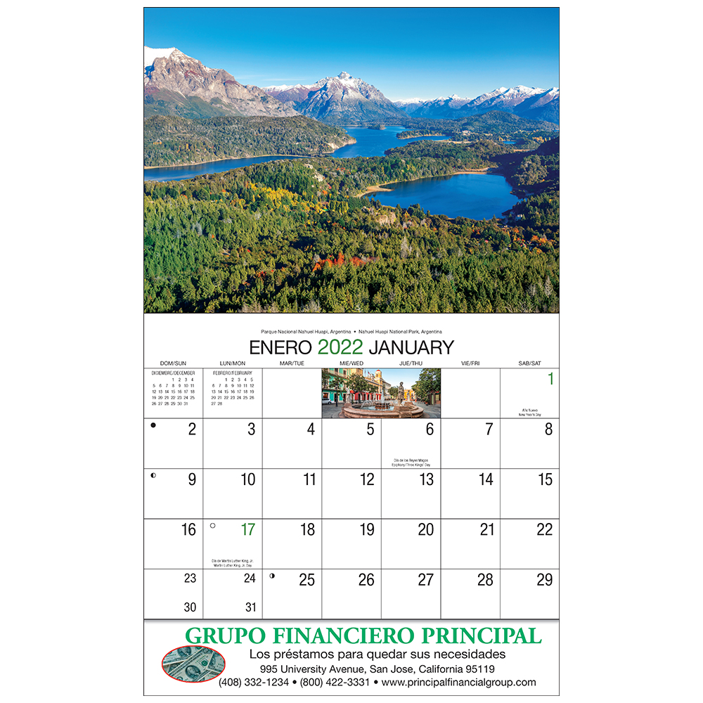 vistas hermosas calendars