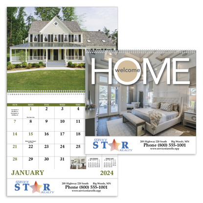 Welcome Home calendars