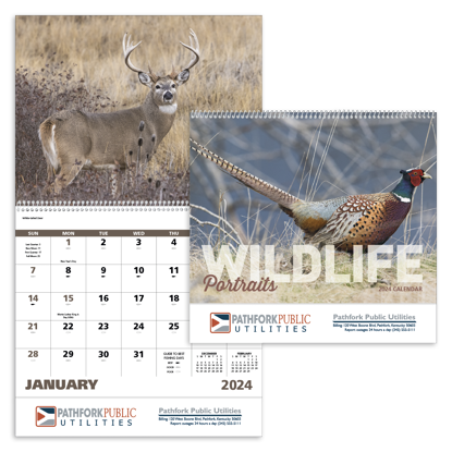 wildlife portraits calendars