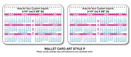 two sided wallet cards